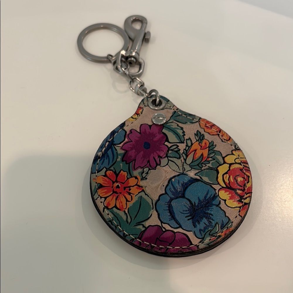 Patricia Nash Blue and Purple Keychain Mirror - Picture 4 of 6